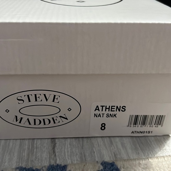 Steve Madden Athens sandals size 8 snakeskin - Picture 2 of 10